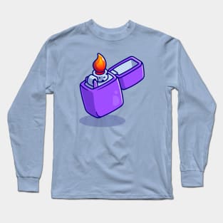 Gas Lighter Cartoon Long Sleeve T-Shirt